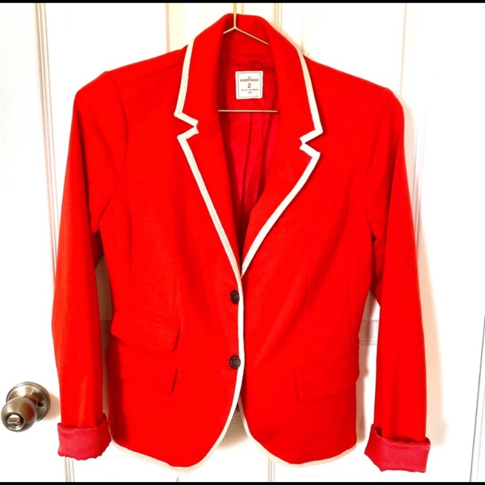 SALE! Gap Red Academy Blazer Suit Jacket
